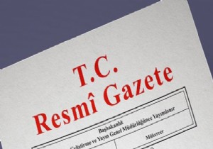 Seim Yasaklar Resmi Gazete de