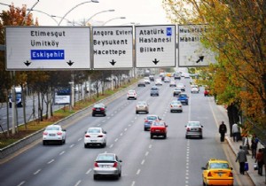 Ankara da Baz Yollar Trafie Kapatlacak