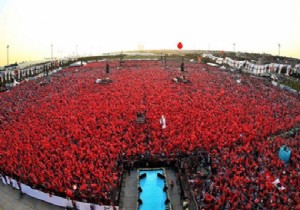 Demokrasi ve ehitler Mitingi in Hazrlklar Sryor