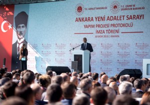 Ankara in Yeni Adalet Saray Protokol mzaland
