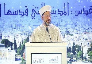 Diyanet leri Bakan Erba tan Kuds ars