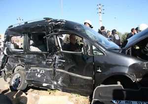 Trafik Kazasnda Bir Alman Yaraland