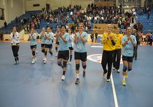 A Milli Bayan Hentbol Takm nn Play-off Sevinci