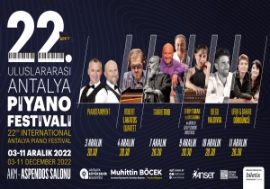 Antalya Aralk Aynda Piyano Festivaliyle enlenecek