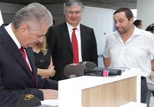 Binali Yldrmdan , Kurucu Cumhurbakan Rauf Denktaa Ziyaret 