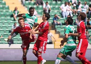 Bursaspor da Galibiyet Sevinci