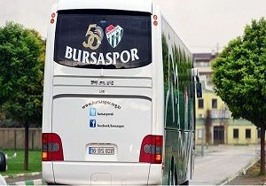 Bursaspor Kafilesi Sivasa Gitti