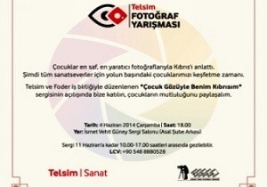 ocuk Gzyle Benim Kbrsm Fotoraf Sergisi Alyor