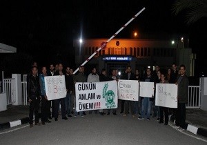 Polis Genel Mdrl nnde Protesto