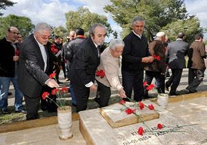 Demokrasi ehitleri in Lefkoa Mezarlnda Tren 