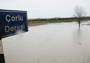 Tekirdada Ekili Alanlar Sular Altnda Kald