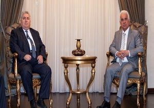 Cumhurbakan Erolu, TDP Genel Bakan akc le Biraraya Geldi 