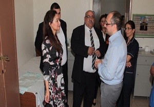 Dilek zgrgn  Bar Ruh ve Sinir Hastalklar Hastanesini Ziyaret Etti