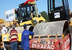 Dipkarpaz-Liman Yolu 1. Etap Projesine Trenli Balang