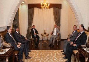 Cumhurbakan Erolu, DP-UG Heyetini Kabul Etti
