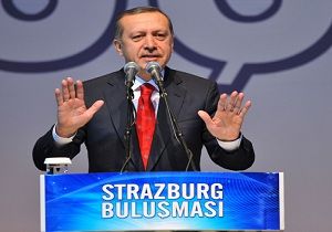 Babakan Erdoan Strasbourg da Gurbetilere Seslendi