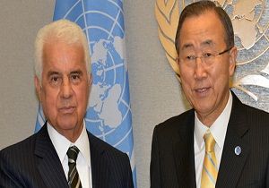 KKTC Cumhurbakan Erolu, Ban Ki-Moon la Grt