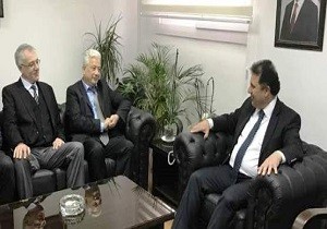 alma ve Sosyal Gvenlik Bakan Saner Kbrs Trk verenler Sendikas Heyetini Kabul Etti
