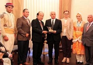 Cumhurbakan Erolu,CIOFF Bakan Sakmungvungu Kabul Etti