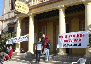 Gazimausa Posta Paket Servisi ndeki Grevde Spriz Gelime