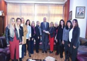 Girne Vatan Lions Kulb yeleri, Bakan Gngrdy Ziyaret Etti