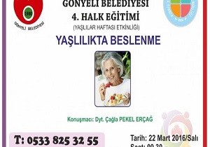 Gnyeli Belediyesi ile Kbrs Trk Diyetisyenler Birlii birliinde Seminerler