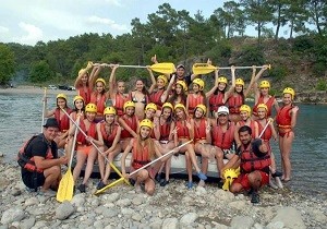 Gzellerin Rafting Keyfi