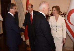 KKTC Cumhurbakanl nda bayramlama