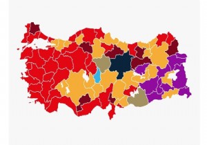 Oy Tasnifi Srerken  CHP Trkiye Genelinde AK Partinin nnde