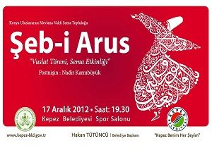 Kepez Belediyesi, Mevlana y Sema le Anacak