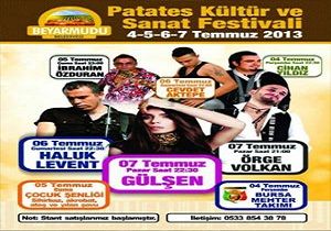 3. Beyarmudu Patetes, Kltr ve Sanat Festivali, 4-7 Temmuz da 