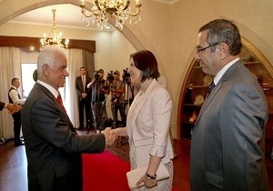 KKTC Cumhurbakanlnda Bayramlama