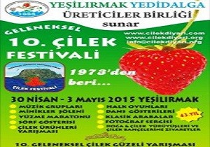 10. Geleneksel ilek Festivali Program Belli Oldu