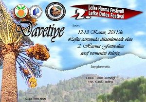 Lefkede Hurma Festivali Heyecan  