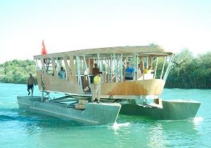 Deniz Tutmayan Katamaran Manavgat ta Suya ndirildi