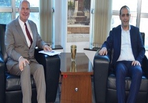 Lefkoa Trk Belediyesi Bakan Harmanc, Avusturya Bykelisi Mueller le Grt