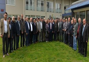 Bakan Bcek, Muhtarlar le Bir Araya Geldi
