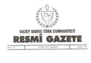 Bakanlar Kurulu Kararlar Resmi Gazetede