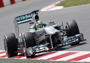spanya da Pole Rosberg in 