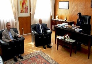 Cumhurbakan Vekili ve Cumhuriyet Meclisi Bakan Siber K.T. Serbest alan Hekimler Birlii Heyetini Kabul Etti