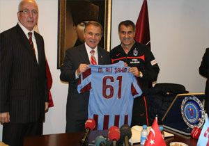 TBMM Bakan ahinden Trabzonspora Ziyaret