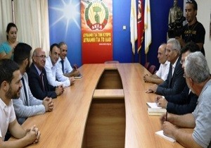 TDP Heyeti AKEL i Ziyaret Etti