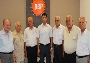 UBP Genel Bakan zgrgn, TMT Mcahitler Dernei Yetkilileri le Grt