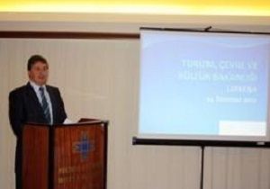 Turizm evre ve Kltr Bakan stel, 15 Aylk Grev Sresini Deerlendirdi