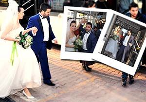 evreci Gelin ve Damat Halk Otobsnde 