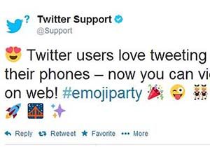 Twitter a Emoji Destei Geldi