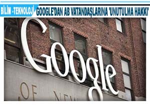 Google  Unutulma Hakk  Kararna Uyacak