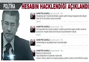 Nurettin Canikli Hesabndan stifa Tweeti