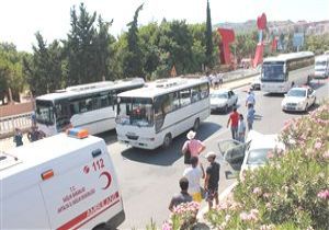 Alanya da Trafik Kazas: 2 Yaral