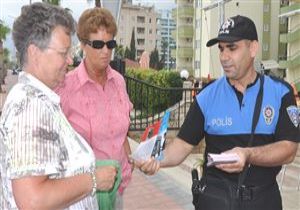 Alanya Polisi Bror Datarak Halk Sulara Kar Bilinlendiriyor